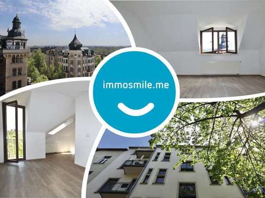 Kaßberg • große 3-Raum Wohnung • Dachgeschoss • Balkon • Chemnitz • modern • jetzt mieten