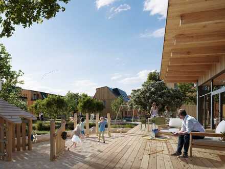 Für nachhaltigen Wohnwert: Klimapositives Doppelhaus mit Garten im Berliner Norden