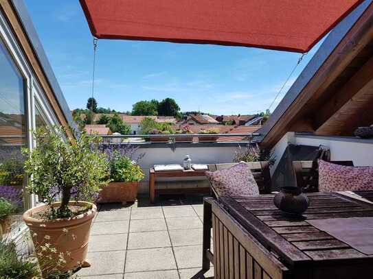 Exklusive 4-Zimmer-Maisonette-Wohnung mit Dachterrasse und Bergblick in Aying / Großhelfendorf (S7)