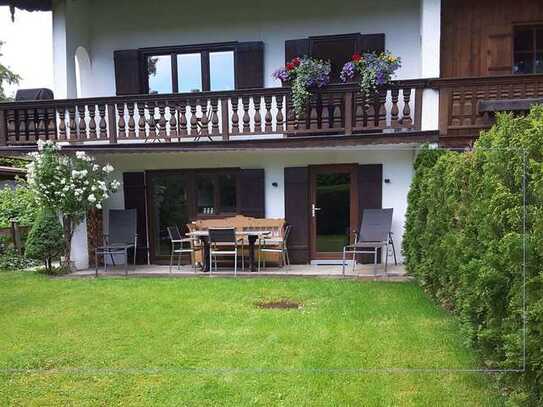 Gartenwohnung mit herrlichem Wallbergblick in ruhiger Lage von Rottach-Egern