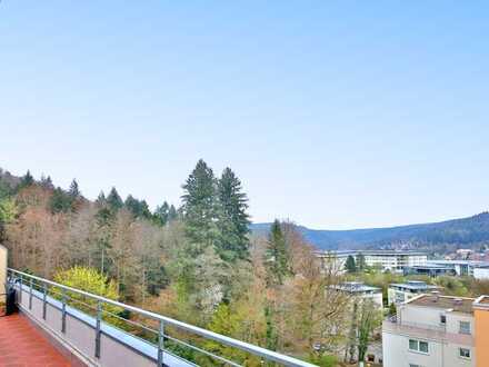 Gemütliche Penthouse-Wohnung mit herrlicher Aussicht