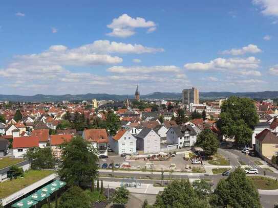 Schöne 3 Zimmerwohnung mit Rundblick über Viernheim