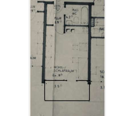 Vorankündigung: möbliertes Apartment mit Balkon (auch als Ferienwohnung geeignet)