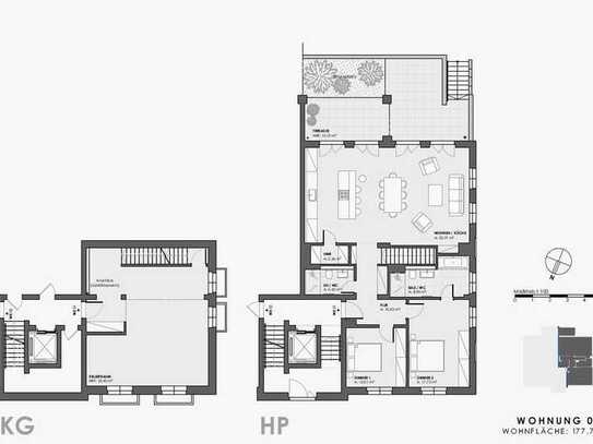 Exklusive Eigentumswohnungen in einer Neubau-Stadtvilla in höchster Bauqualität