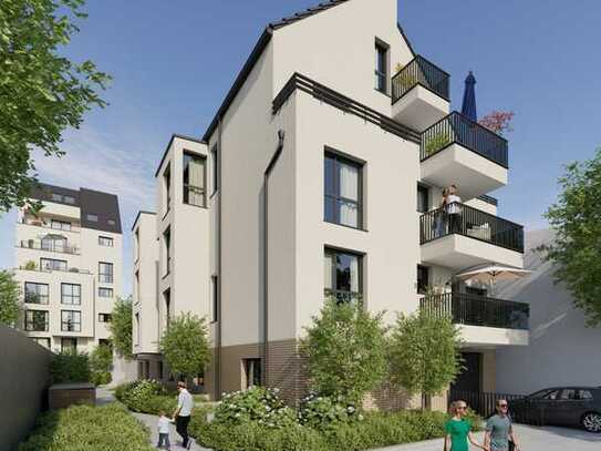 3. Obergeschoss, 2 Balkone, Blick, Aufzug, TG - Ihre kompakte Stadtwohnung in der Augustenstraße