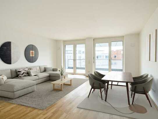 Luxuriöse 3-Zimmer Neubauwohnung mit Blick auf den Rhein im 2.OG