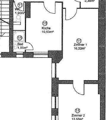 Ansprechende und gepflegte 2-Zimmer-Wohnung in Wiesbaden