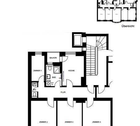 Generalsanierte 3,5-Zimmer-Wohnung mit Loggia