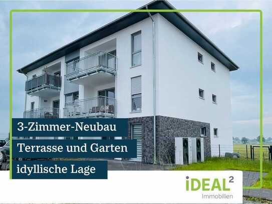 Moderne 3-Zimmer-Neubauwohnung mit Garten und Terrasse in Nörvenich-Rath