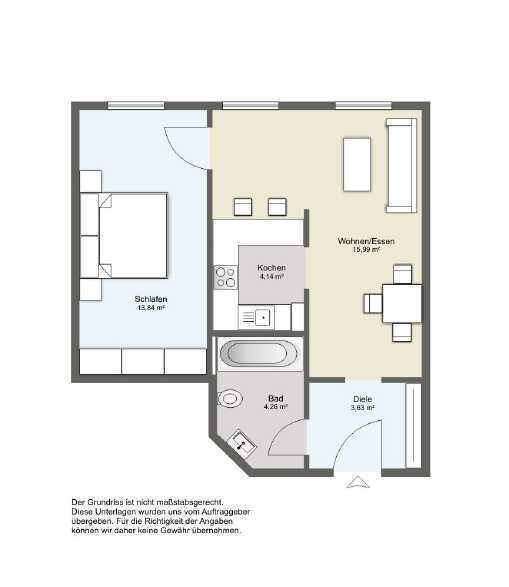 2-Raum Apartment Bestlage Zentrum-West in Leipzig