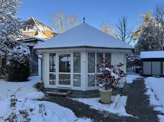 Selten: Gartenpavillon mit ca. 25 m² Bürofläche in Starnbergs Bestlage