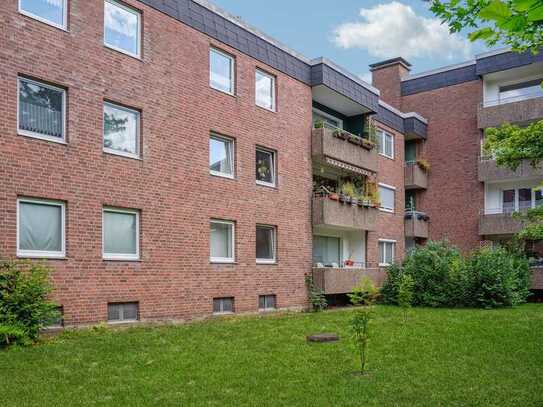 Attraktive 4-Zimmer Hochparterre Wohnung mit Balkon ins Grüne in Münster Mauritz-Ost
