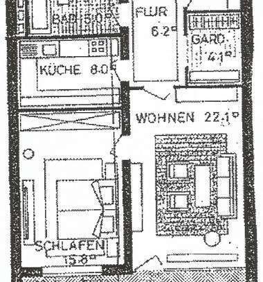 Helle 2-Zimmer Wohnung mit großem Balkon direkt neben dem Hauptbahnhof, Aufzug im Haus