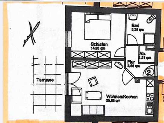 Gemütliche 2 Zimmer mit EBK in Weyhe Nähe Marktplatz und Bahnhof