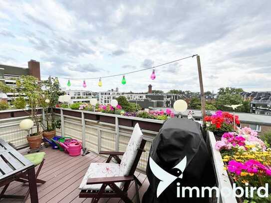 //Dachterrassenwohnung mit Dom-Blick// Zuhause über den Dächern von Nippes