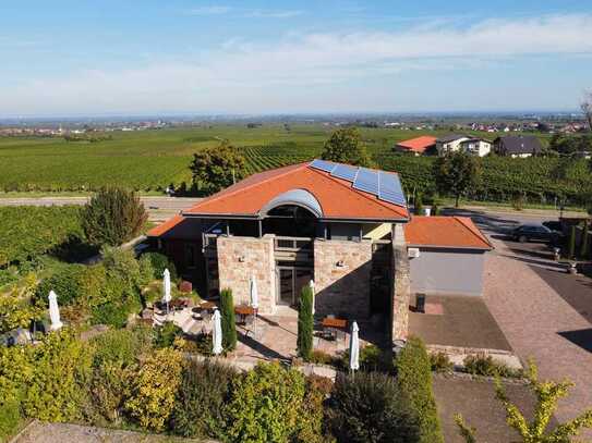 Traumhafte Weinlounge mit Fernblick in Toplage an der südlichen Weinstraße