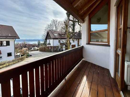 Exklusives Wohnen mit Seeblick - Maisonettewohnung mit Garten in Tutzing