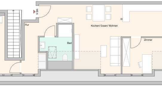 Moderne 3-Zimmer-Wohnung im Neubau mit großzügigem Balkon (2-6)