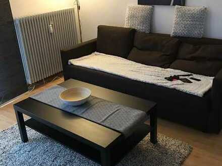Ruhige möblierte 1-Zimmer-Wohnung mit Balkon und EBK in Würzburg