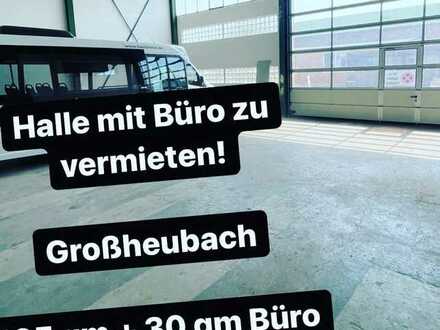 Halle mit Büro zu vermieten im Gewerbepark Großheubach