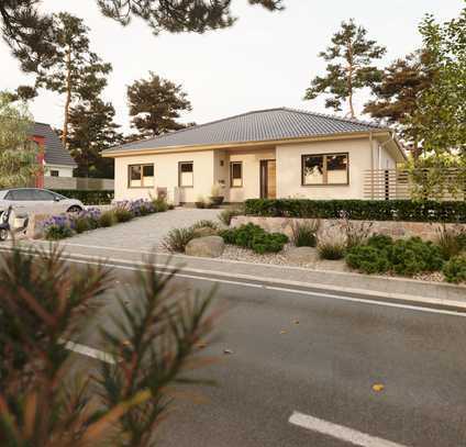 Schlüsselfertiger Neubau: Bungalow mit Einliegerwohnung