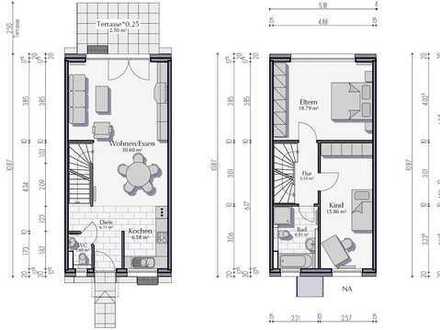 Reihenhaus zu vermieten, moderne Architektur & hochwertige Ausstattung