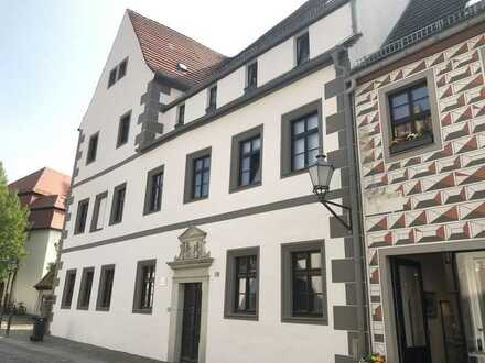 Gastronomie mit herrlichem Biergarten und Blick auf Schloß Hartenfels