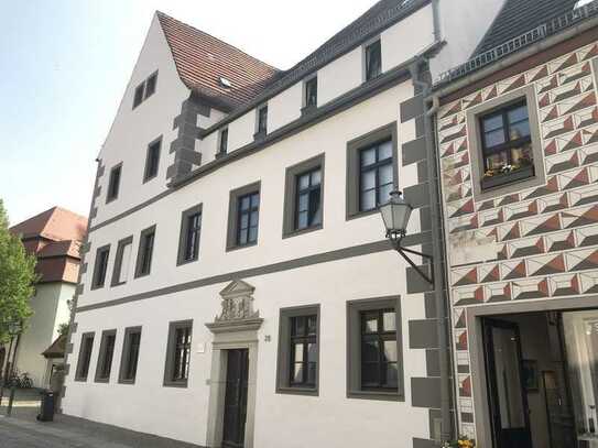 Gastronomie mit herrlichem Biergarten und Blick auf Schloß Hartenfels