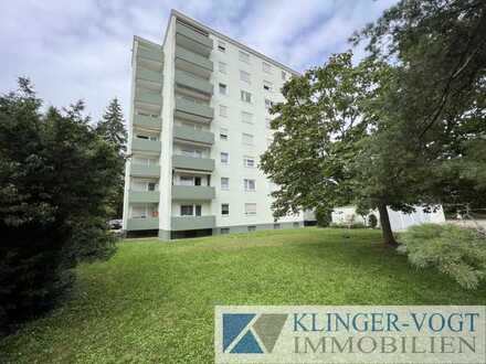 ** Etagenwohnung im gepflegten Hochhaus ** Randlage von Heddesheim