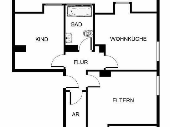 Demnächst frei! 2-Zimmer-Wohnung in Bergkamen City