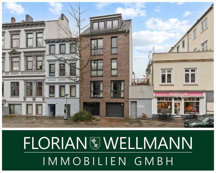 Bremen - Schwachhausen | Moderne 3-Zimmer-Maisonette mit Garage und großer Loggia mit Blick über die