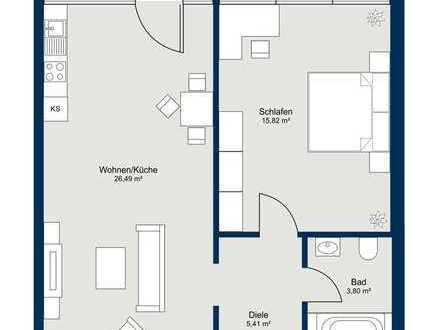 +++ERSTBEZUG NACH KERNSANIERUNG+++
2 Zimmer Wohnung mit Balkon und Fahrstuhl