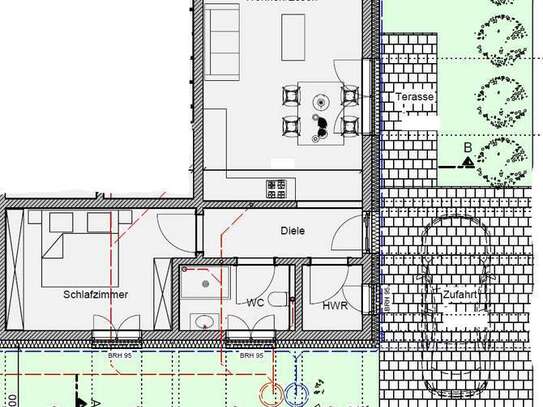 Erstbezug mit Terrasse : Exklusive 2-Raum-EG-Wohnung mit gehobener Innenausstattung in Geilenkirchen