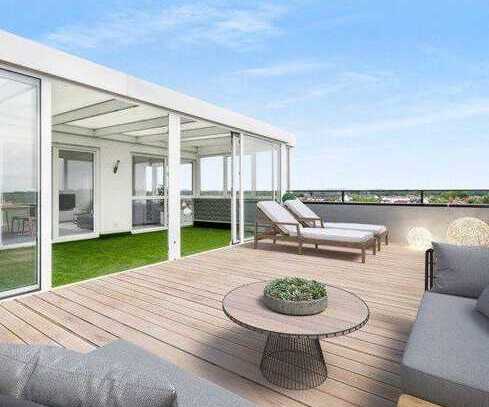 Traumhafte Penthouse-Whg. mit weitläufiger Terrasse + Pool