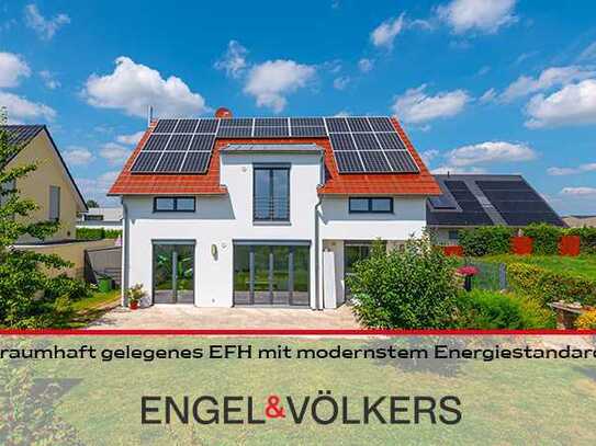 Traumhaft gelegenes, repräsentatives Einfamilienhaus mit modernstem Energiestandard!