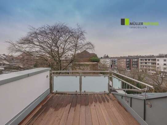 Moderne Dachgeschosswohnung mit Dachterrasse im Stadtzentrum von Eschweiler