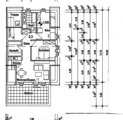 Exklusive 3-Zimmer-DG Wohnung mit Dachterrasse in Eich ab 01.04.2025