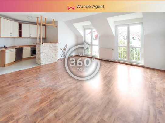 Bezugsfrei! ++ 90 m² Nutzfläche in schönem Altbau ++ Maisonette + Einbauküche