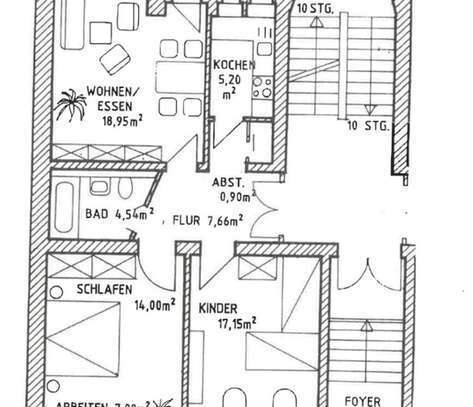 *** Großzügige 3-Zimmer mit Wannenbad und Balkon in guter und ruhiger Lage! ***