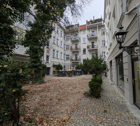 Büroräume über 2 Etagen - auf dem Hof gelegen - sanierter Altbau !!!