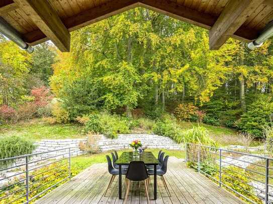 Ein Ort zum Aufatmen: Idyllisches Landhaus mit Panoramablick auf die Alpen