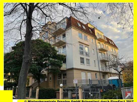 Schöne Wohnung in Striesen mit großem Süd-Balkon + Lift !!!