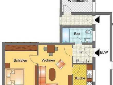 Schöne helle und modernisierte 50 m² ELW in ruhiger Lage an Alleinstehende zu vermieten