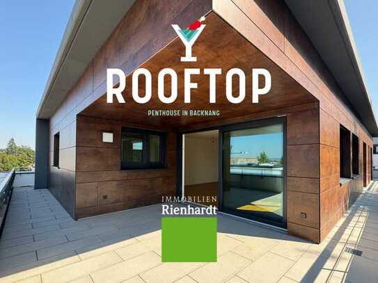 Rooftop! 4-Zimmer-Penthouse-Wohnung in Backnang