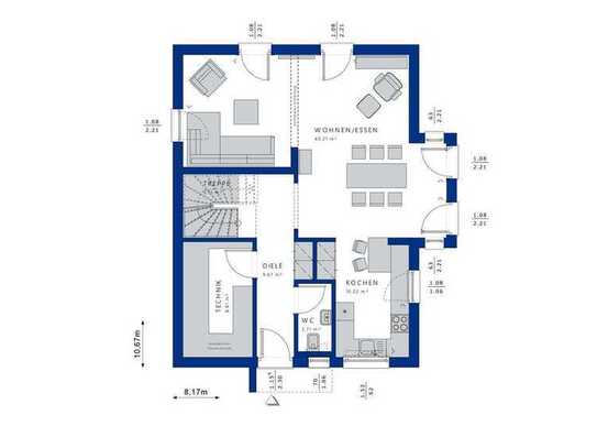 NEUBAU mit BIEN-Zenker -KLASSISCHES EINFAMILIENHAUS MIT RECHTECK-ERKER