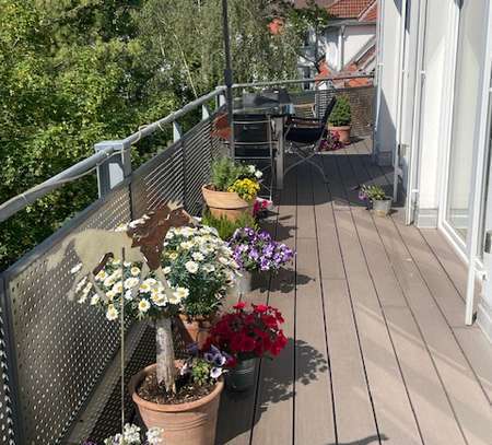 Wunderschönes 5-Zimmer-Penthouse mit Südterrasse in zentraler Citylage