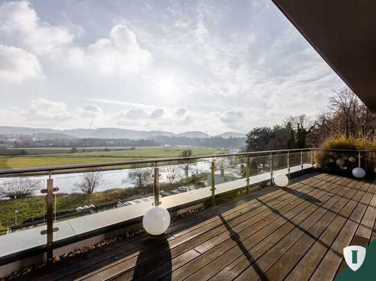 Moderne Luxuswohnung mit Ruhrblick