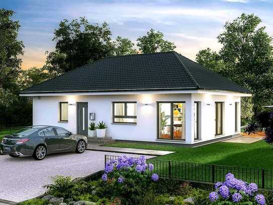 Der elegante Bungalow mit modernem Walmdach