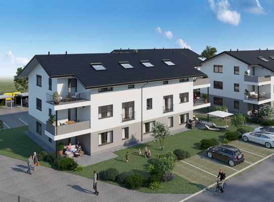 NEUBAU - Eigentumswohnungen in Untersiemau! Moderne Wohnungen im Dachgeschoss mit Balkon und Parkpla