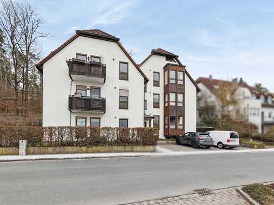 Helle 2-Zimmer-Wohnung mit Süd-West-Balkon & Stellplatz in Bubenreuth